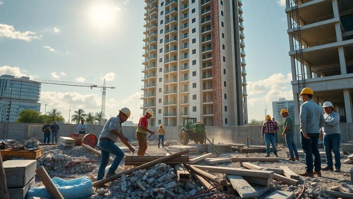 A demanda por pedreiros e seu impacto no custo
