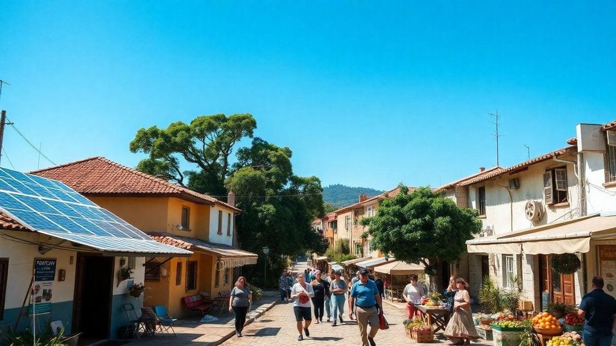 Benefícios dos painéis solares para a economia local