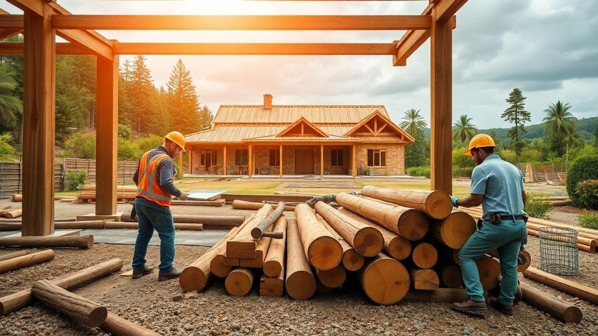 Conservação de madeiras em construções