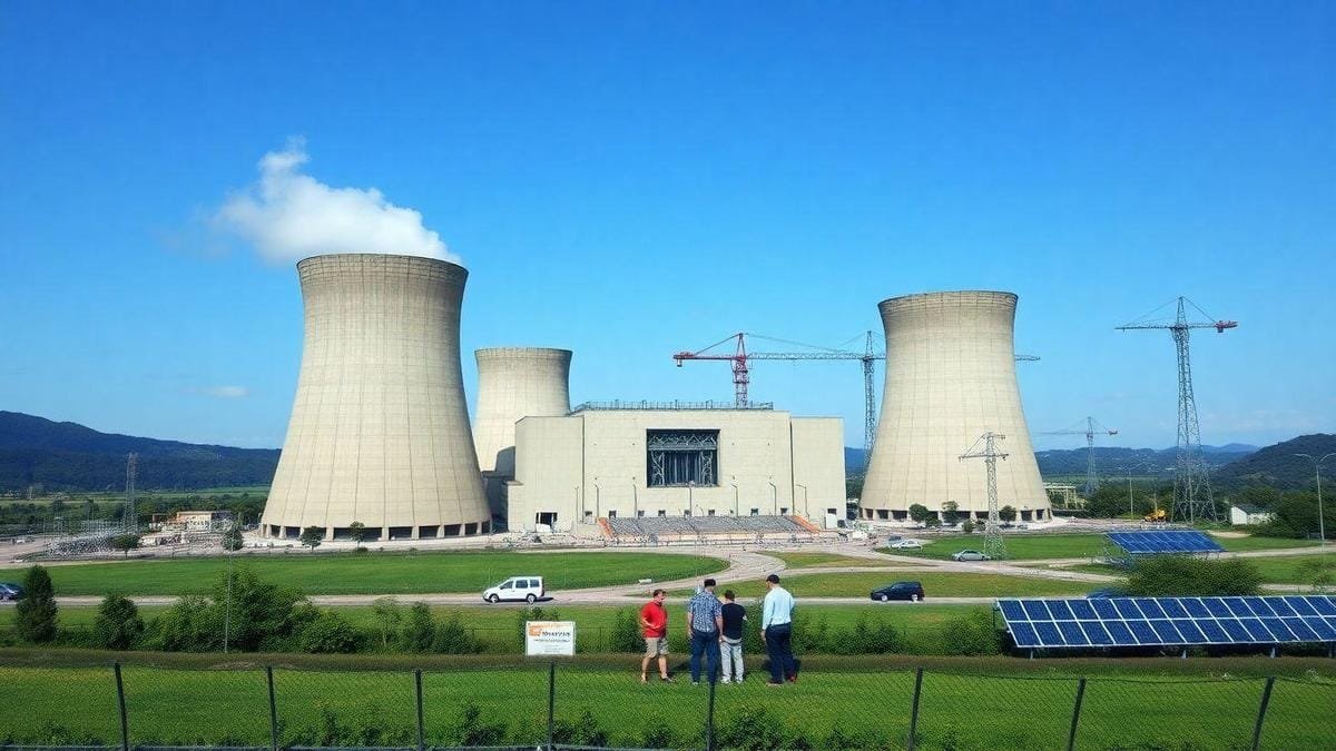 Desafios de custo na usina nuclear