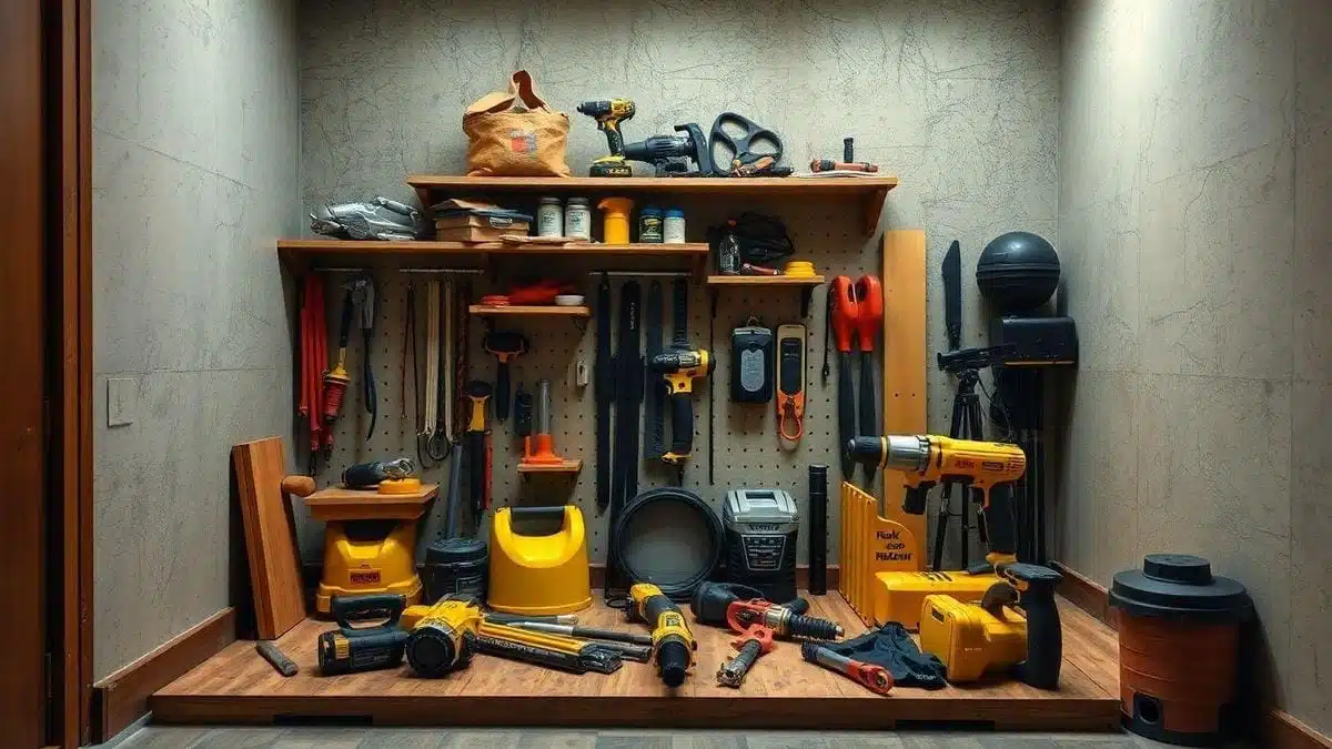 Ferramentas eficientes para pequenas obras