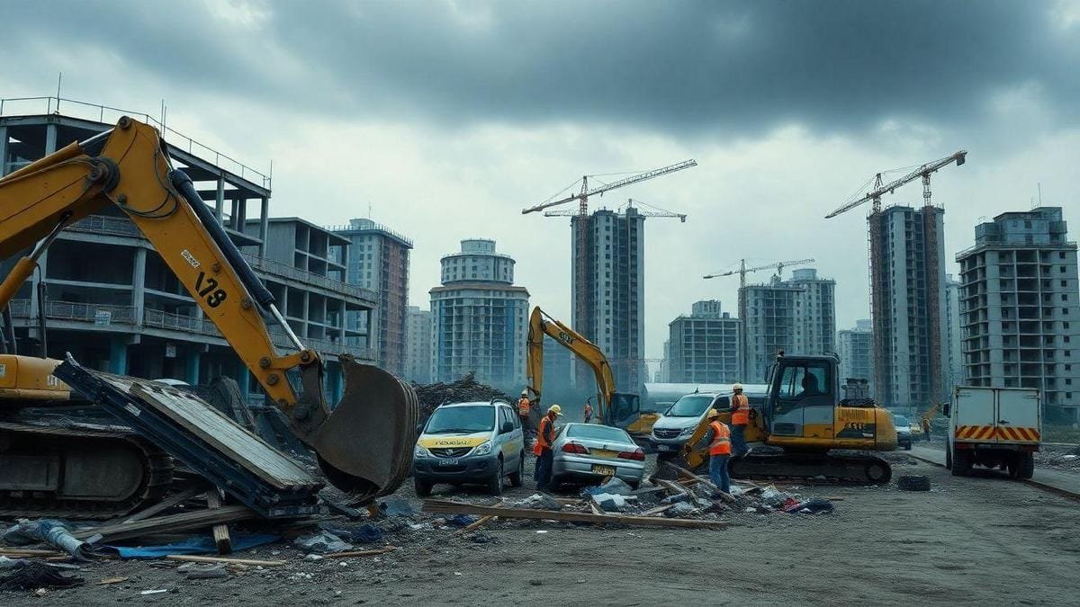Impacto de Desabamentos em Obras