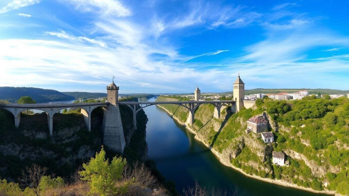 Informações sobre a construção da Ponte Millau e seu custo
