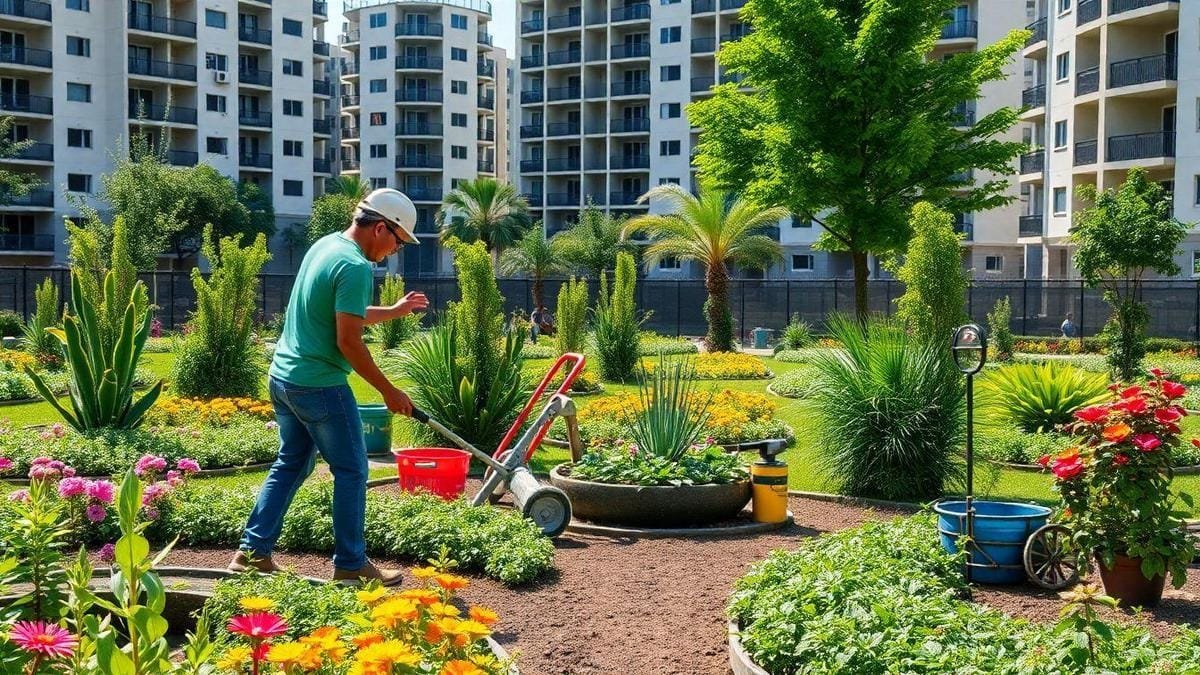 Manutenção de Jardins em Obras