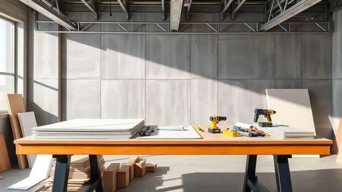 Materiais Necessários para a Montagem de Estruturas de Drywall Materiais Necessários para a Montagem de Estruturas de Drywall