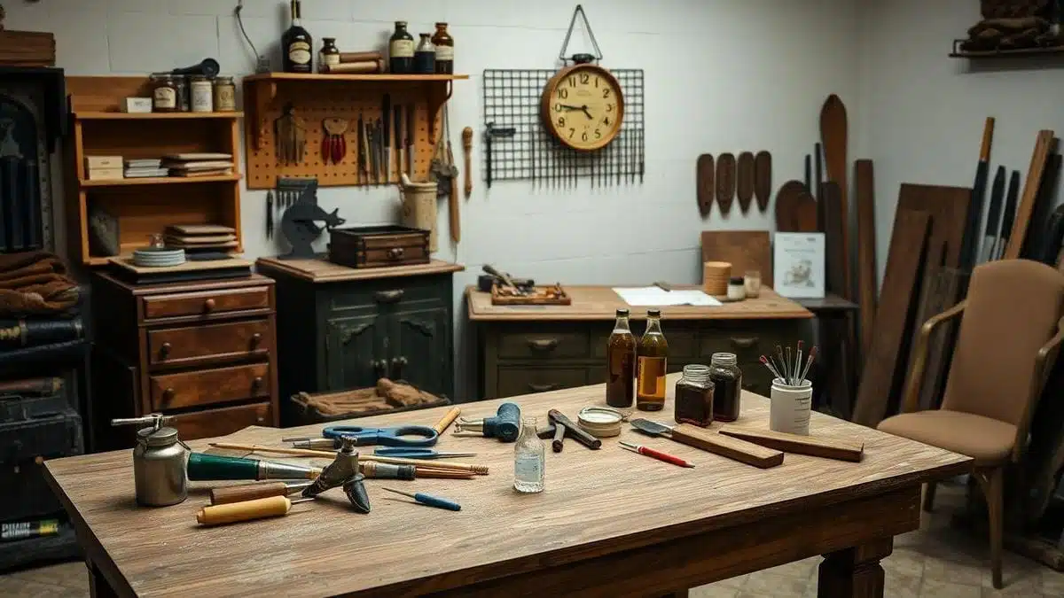 Materiais Necessários para Restauração de Móveis Antigos