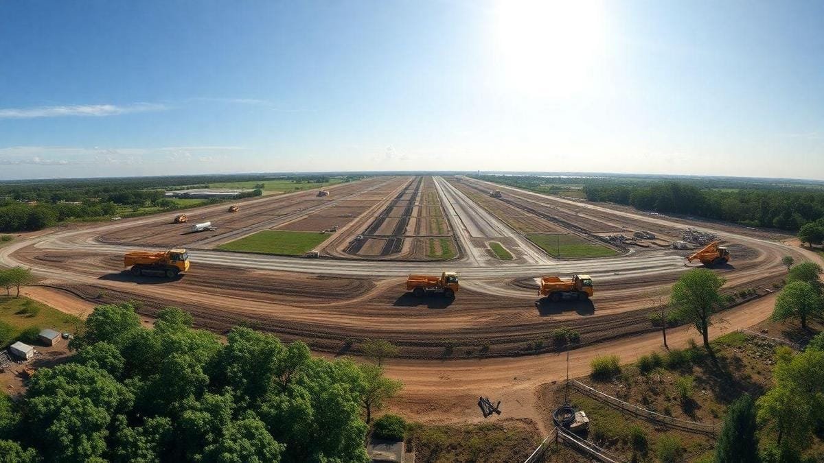 O que é o impacto ambiental da construção de um aeroporto internacional?