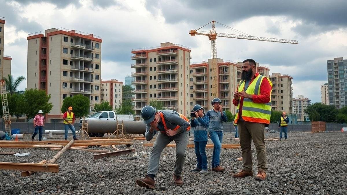 Prevenção de umidade durante a construção