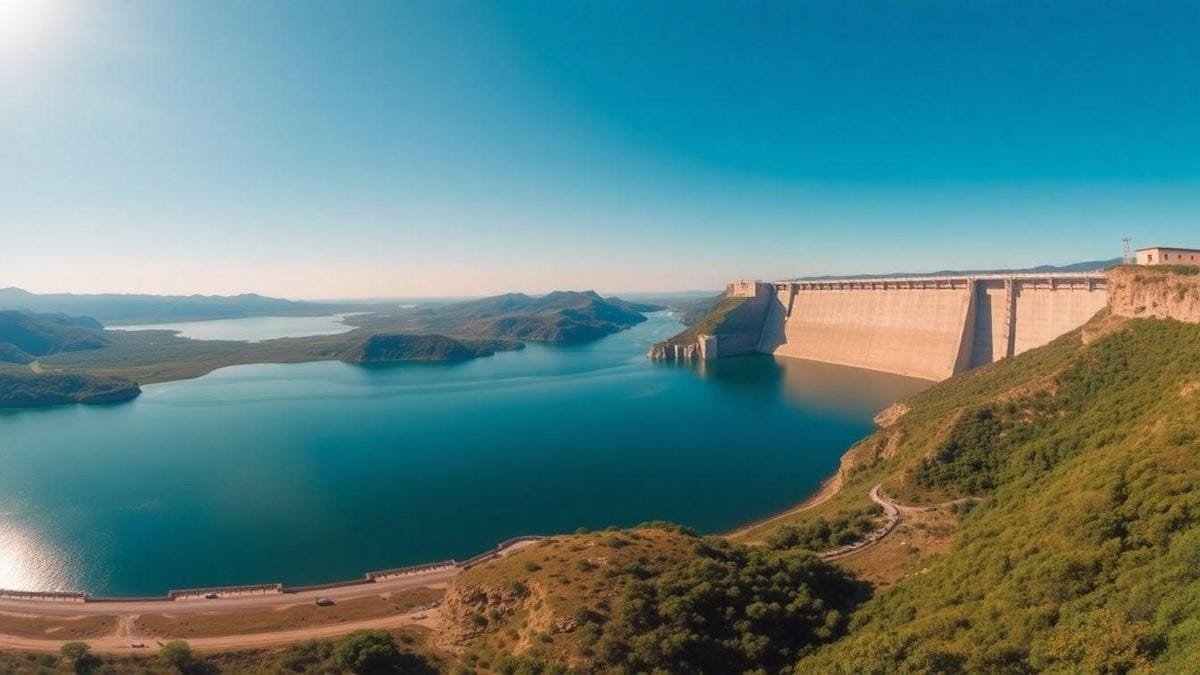 Tamanho Gigante da Barragem de Itaipu