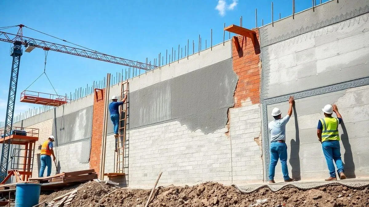 Técnicas de Construção para Aplicação de Argamassa