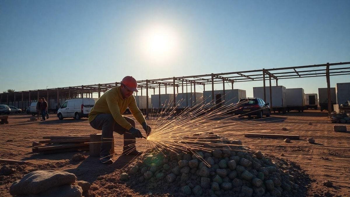 Técnicas de trabalho eficiente para pedreiros