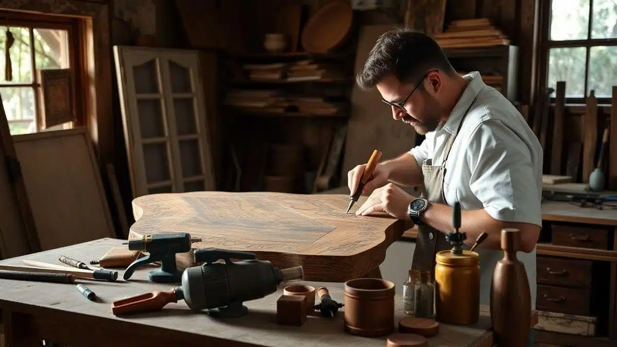 Técnicas Manuais para Restauração de Móveis
