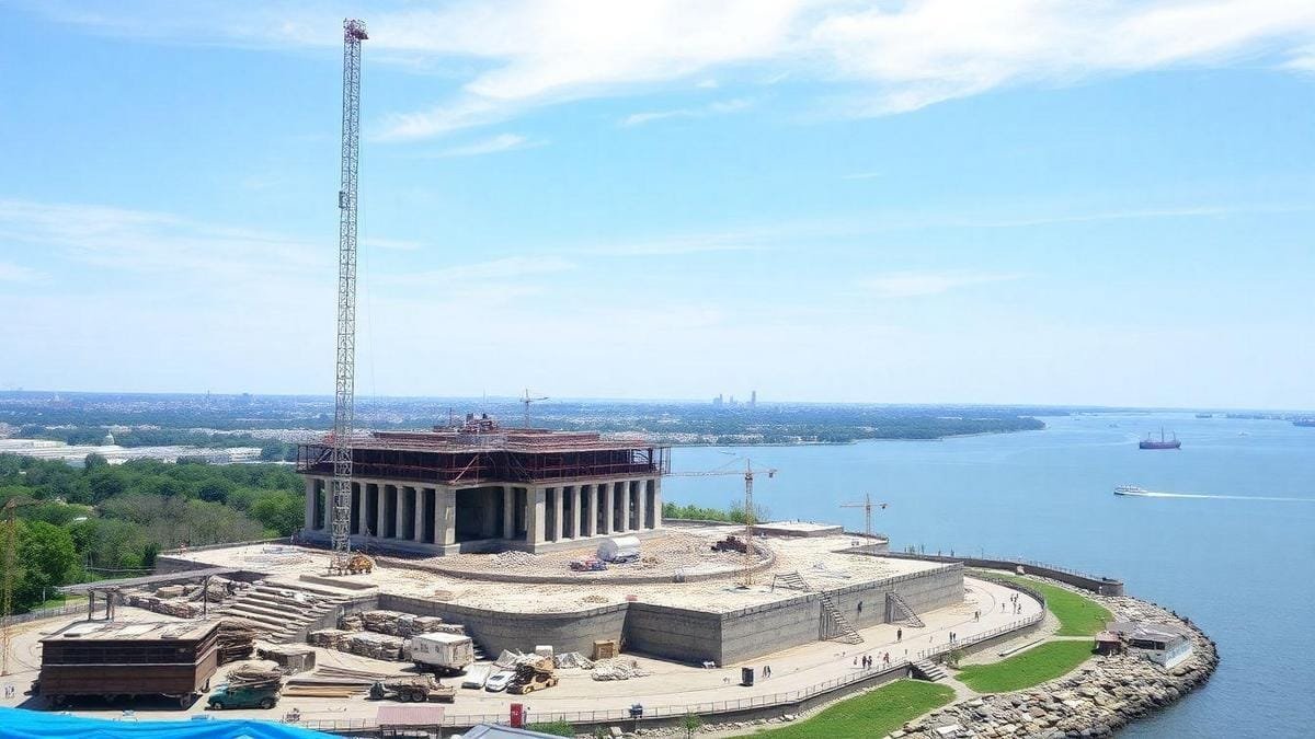 A duração do projeto da Estátua da Liberdade