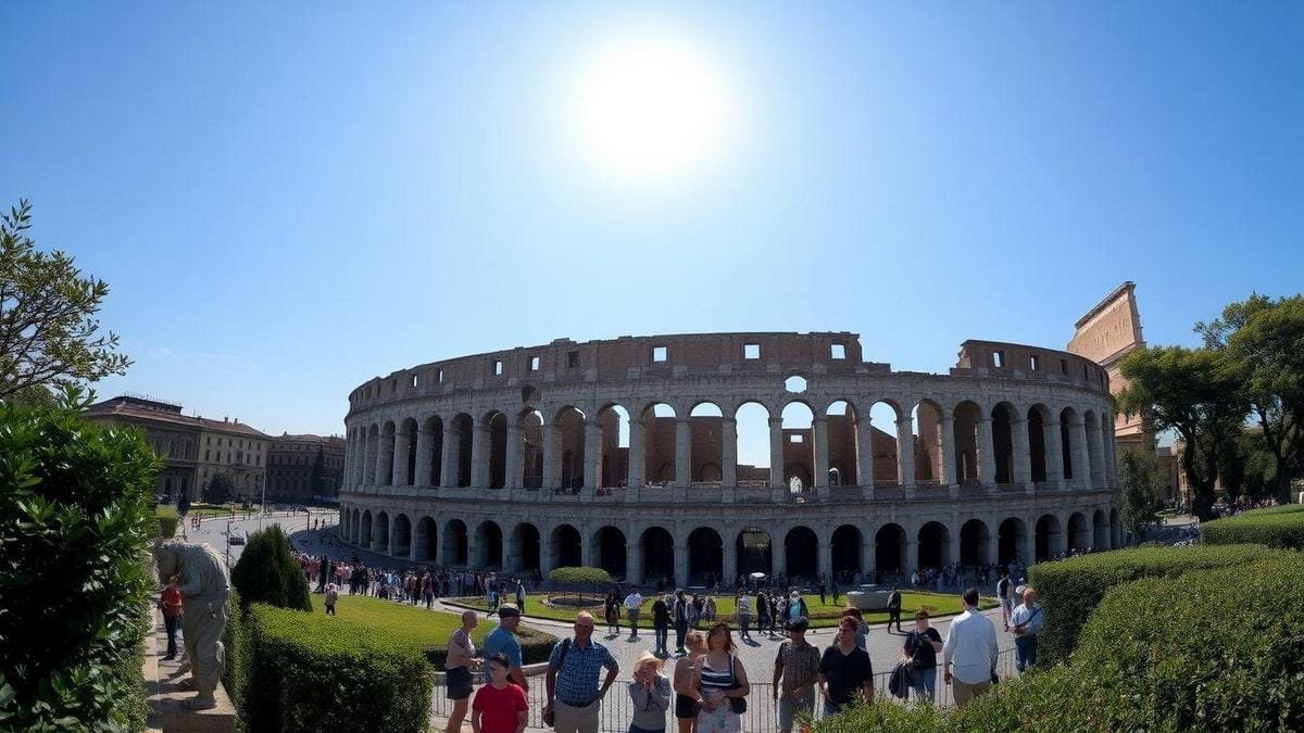 A influência social dos monumentos como o Coliseu