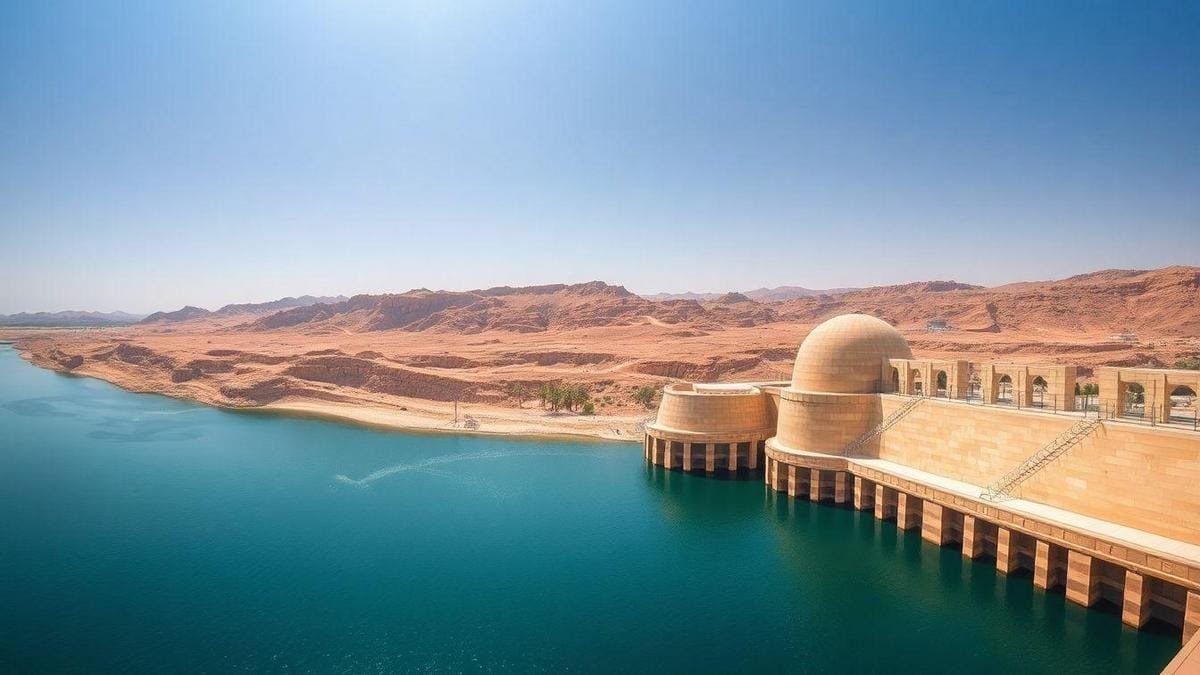 Análise do Tamanho da Barragem de Aswan