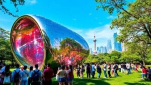 curly-cube-a-nova-instalacao-de-arte-que-faz-o-parque-de-xangai-brilhar