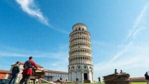 descricao-do-tempo-de-construcao-da-torre-pisa