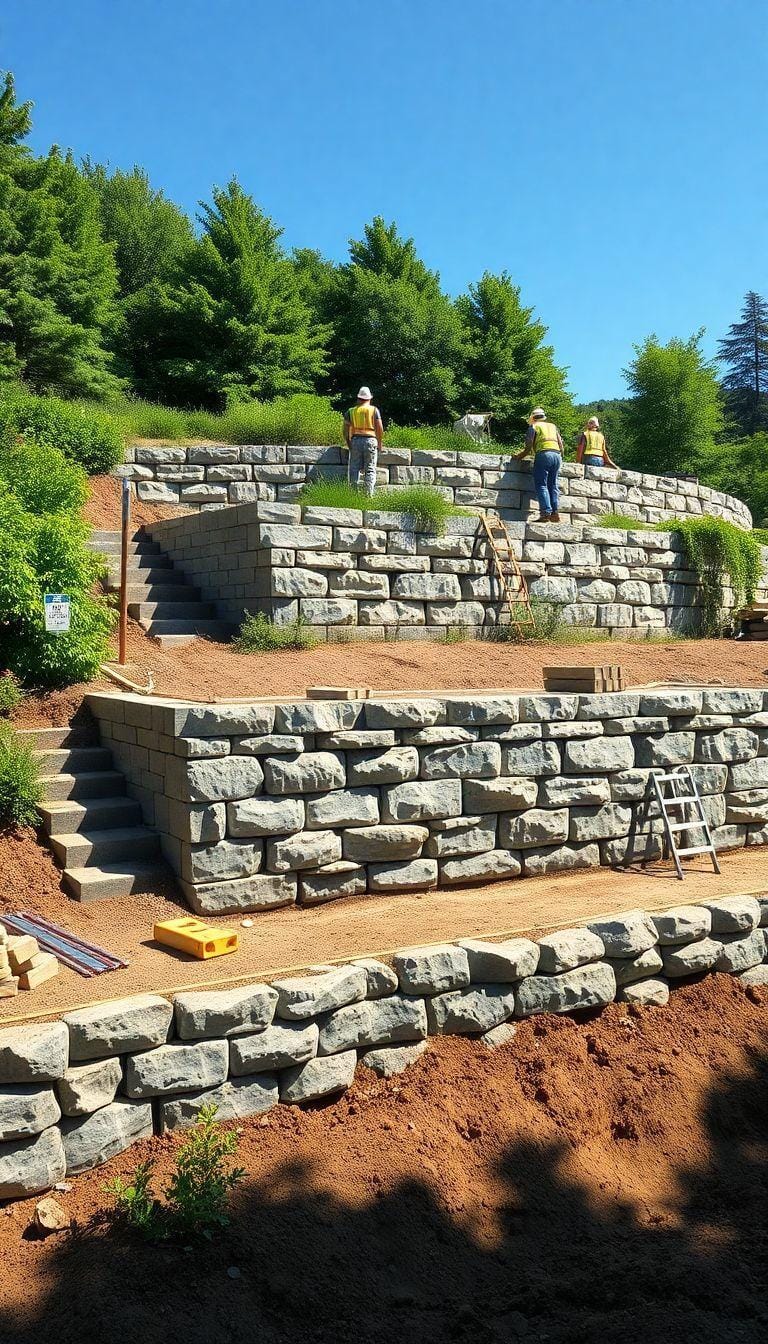 Descubra o Segredo para Construir Muros de Contenção Simples