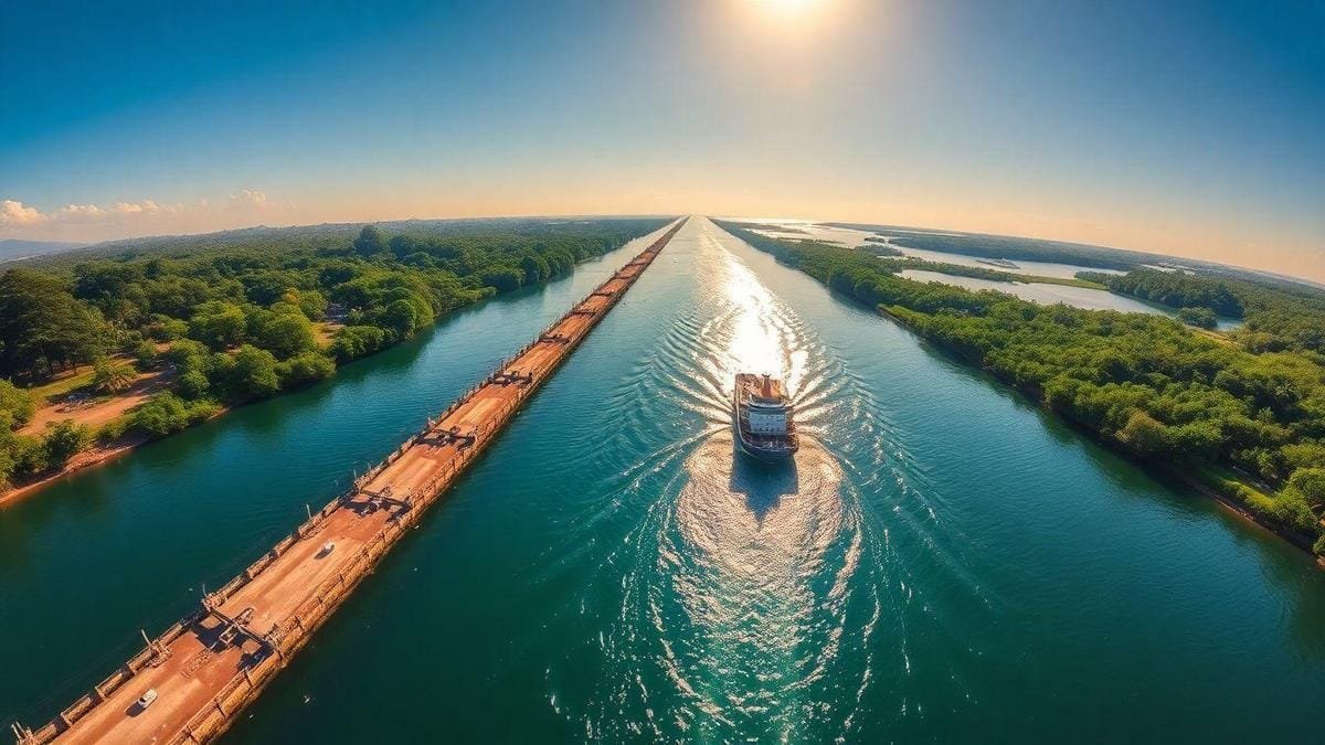 Eficiência na Construção do Canal do Panamá