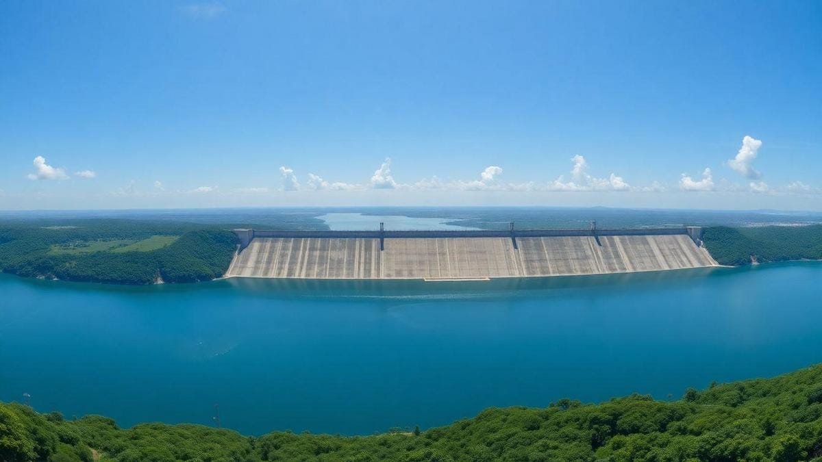 Estrutura da Barragem de Itaipu