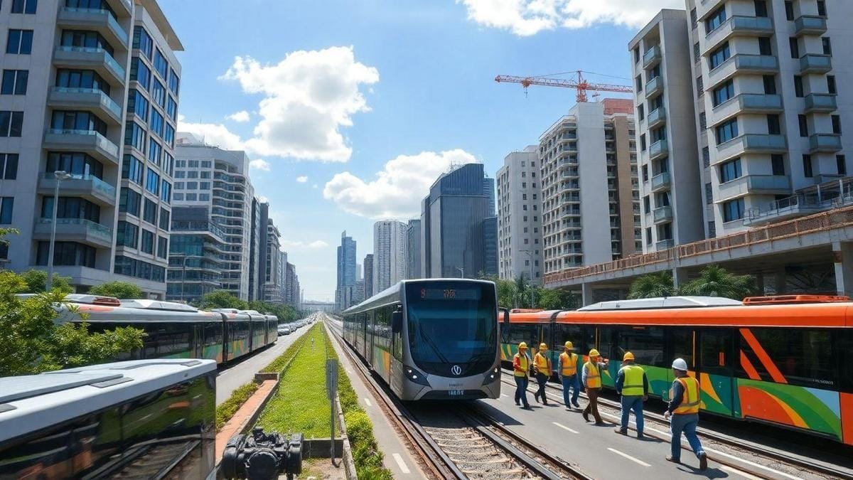Investimento em transporte e infraestrutura