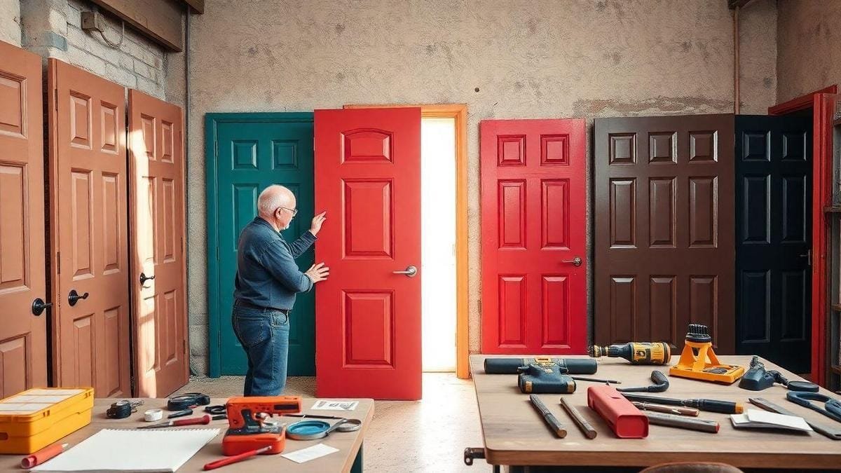 Manutenção de Portas Pintadas