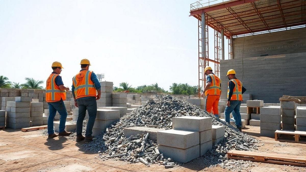 Materiais Necessários para o Assentamento de Blocos de Concreto