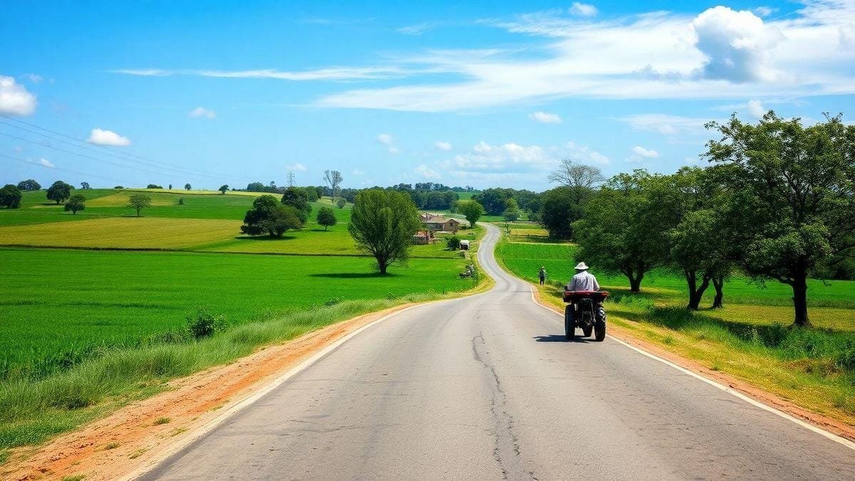 O impacto das estradas rurais na vida rural
