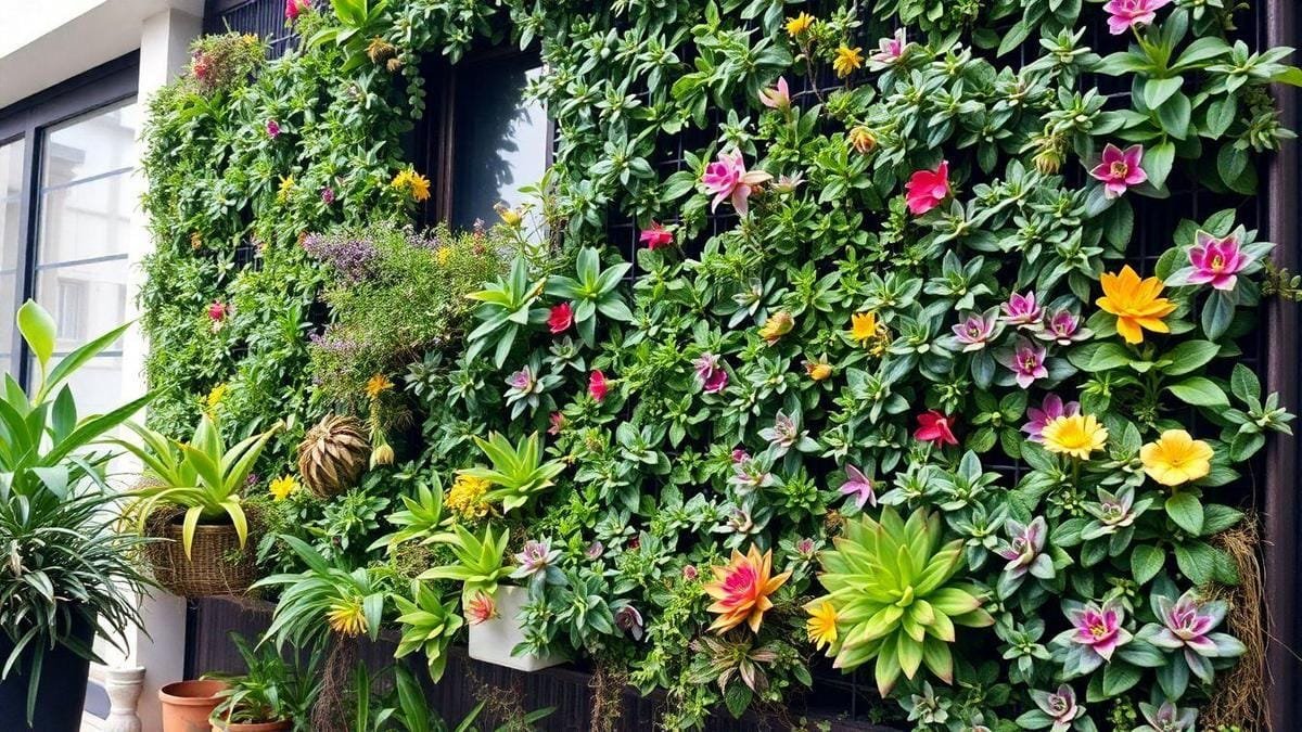 O que é jardinagem vertical?