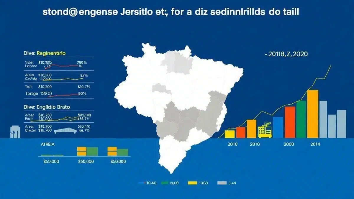 Average civil engineer salary in different regions of Brazil