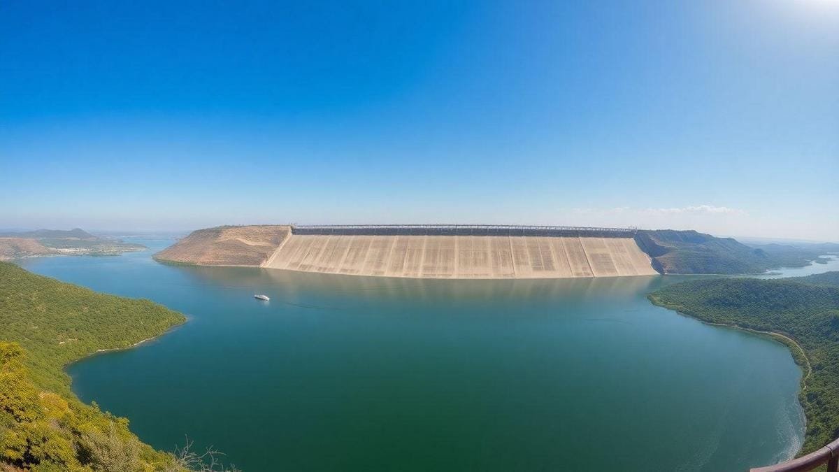 Tamanho da Barragem de Itaipu