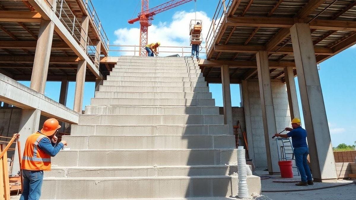 Técnicas de Construção de Escadas de Concreto
