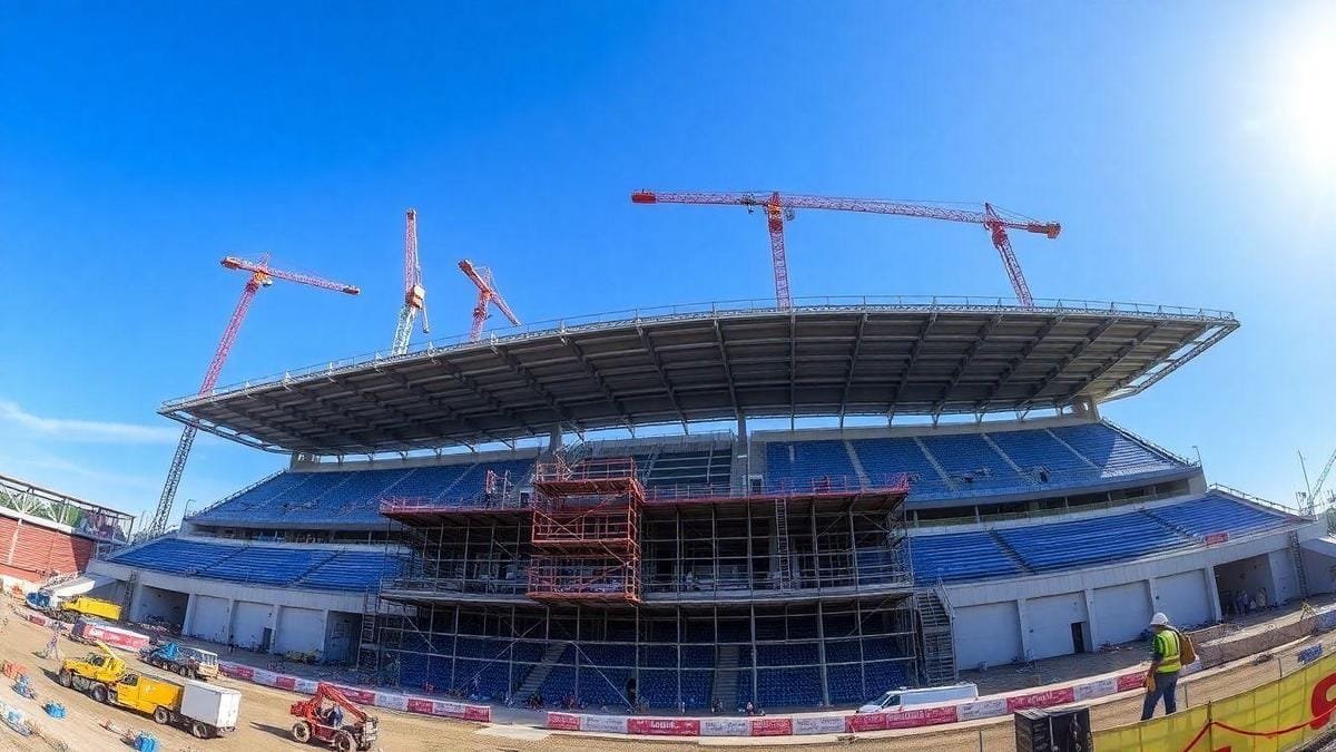 Tempo de execução da reforma do Estádio do Mineirão