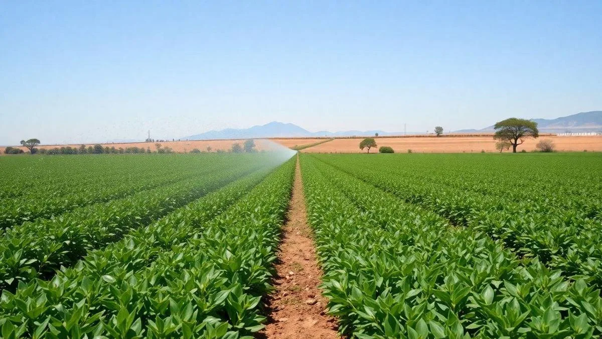 Benefícios da irrigação eficiente