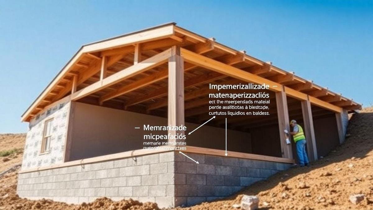 Materiais para impermeabilização de fundações