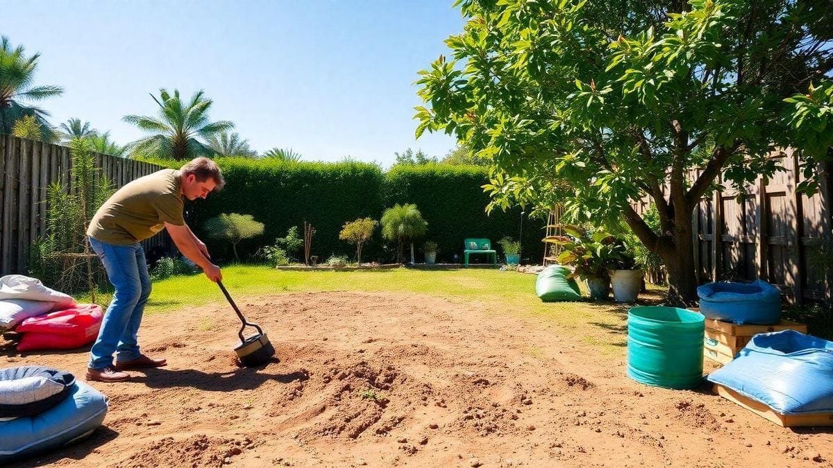 Preparando o Solo para o Plantio de Grama