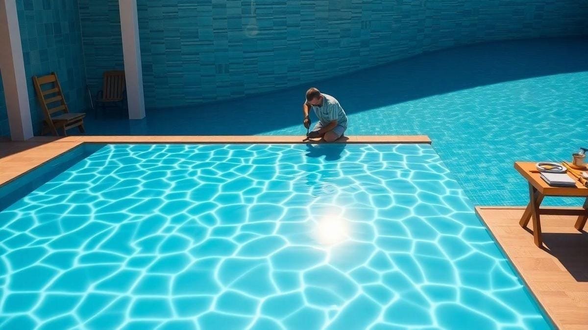 Como fazer revestimento de piscina com pastilhas de vidro