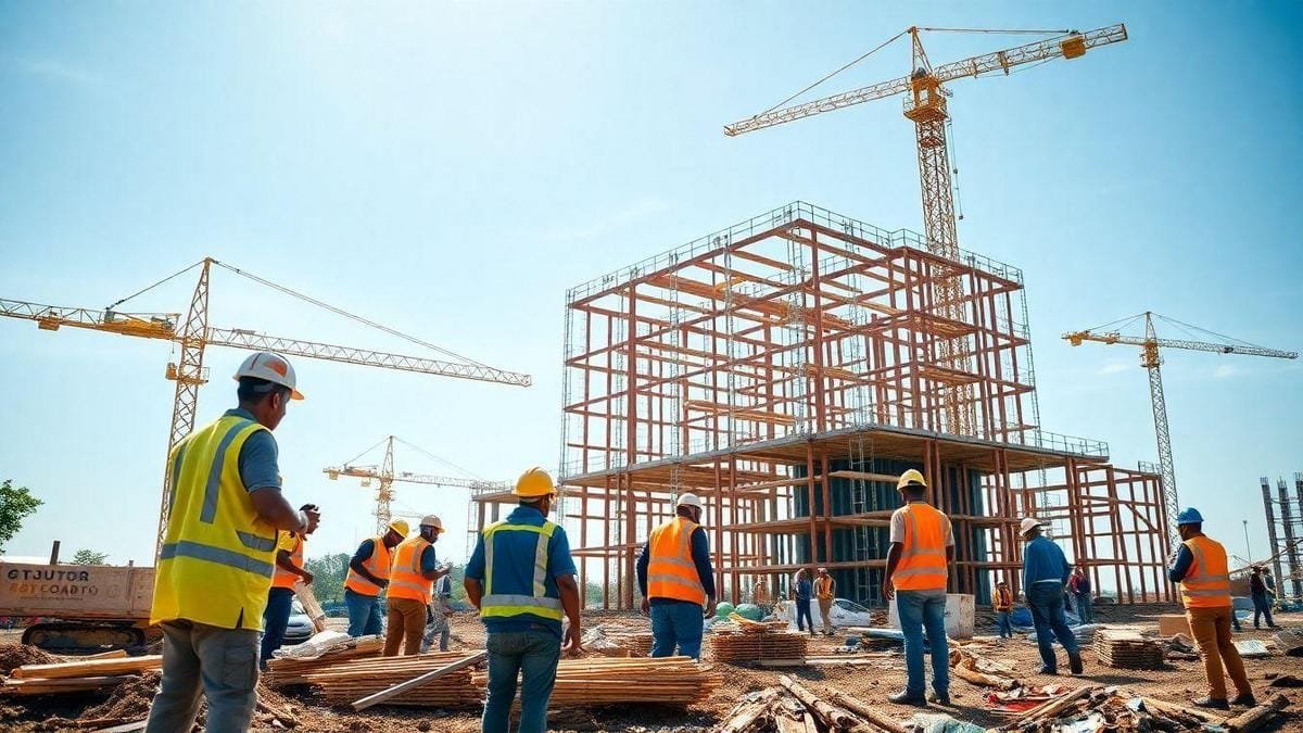 Emprego e oportunidades na construção