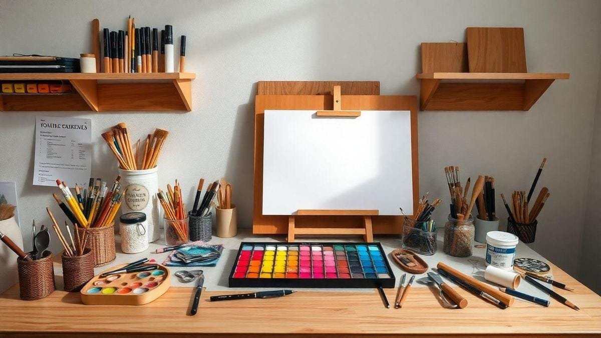 Materiais Necessários para Pintura com Efeitos Especiais