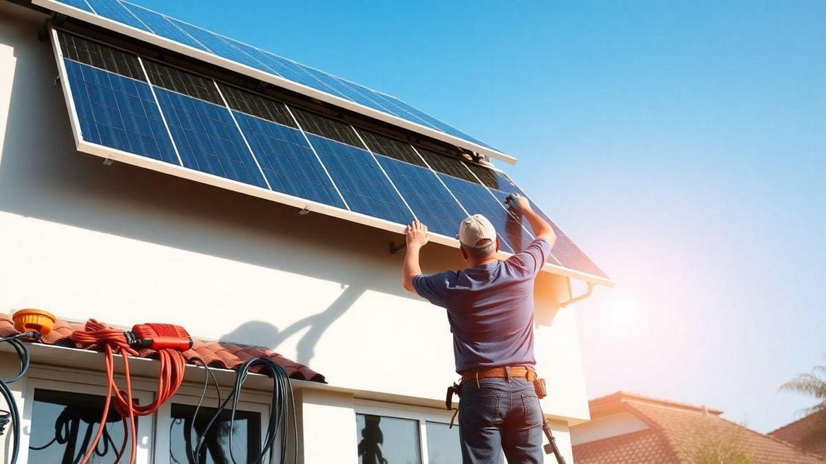 Passo a passo para a instalação de painéis solares
