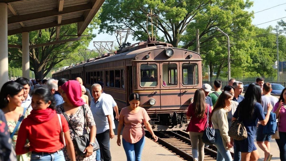 Relações sociais e a ferrovia
