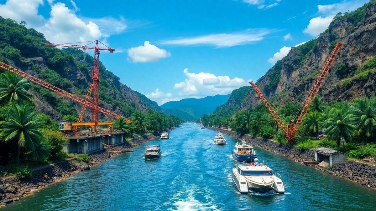 Tempo de construção do Canal do Panamá