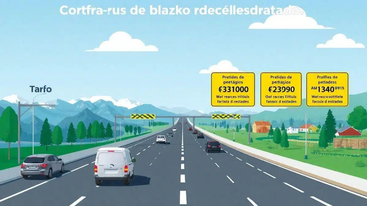 Comparação de custos entre autoestradas
