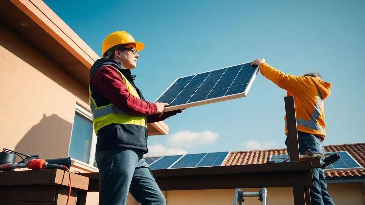 Guia de instalação de painéis solares DIY