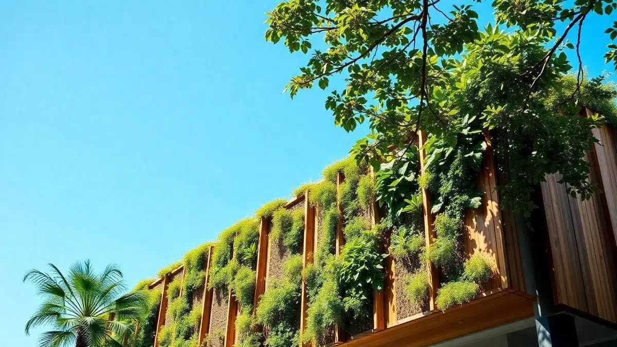 Manutenção de fachadas sustentáveis