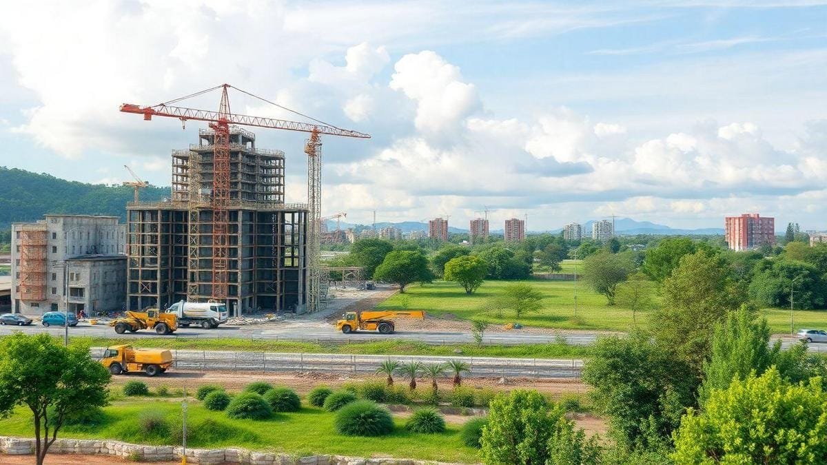 O impacto das obras de construção nas alterações climáticas