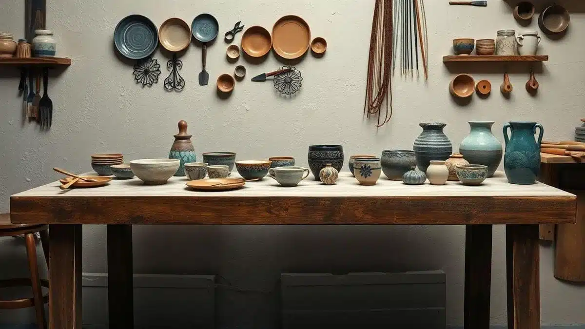 Técnicas de acabamento para cerâmica