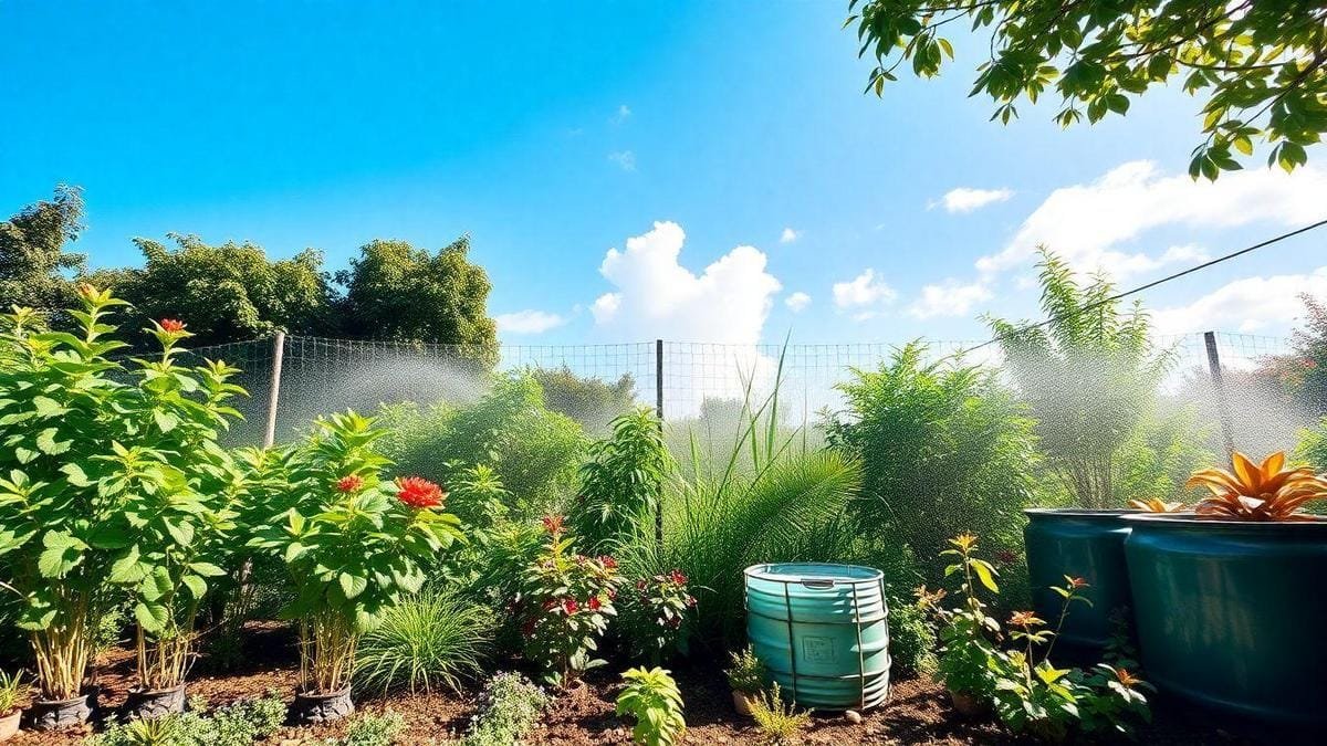 Técnicas de irrigação sustentável para suas plantas