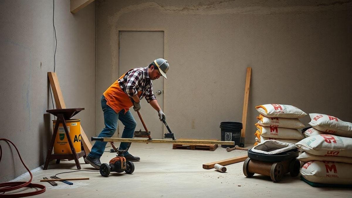 Técnicas de Nivelamento de Piso