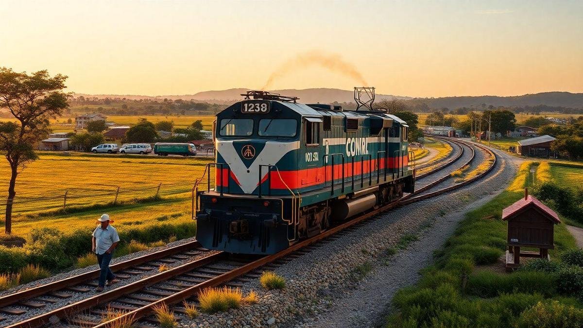 Impacto da construção da Ferrovia Norte-Sul na economia local e no comércio regional